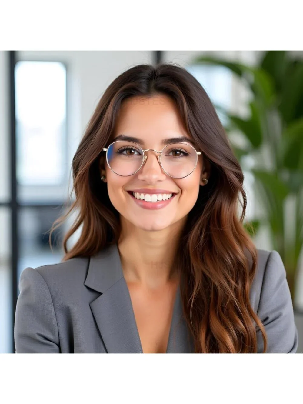 Retro Round Blue Light Glasses for Men & Women | Clear Lens Metal Frame Eyewear